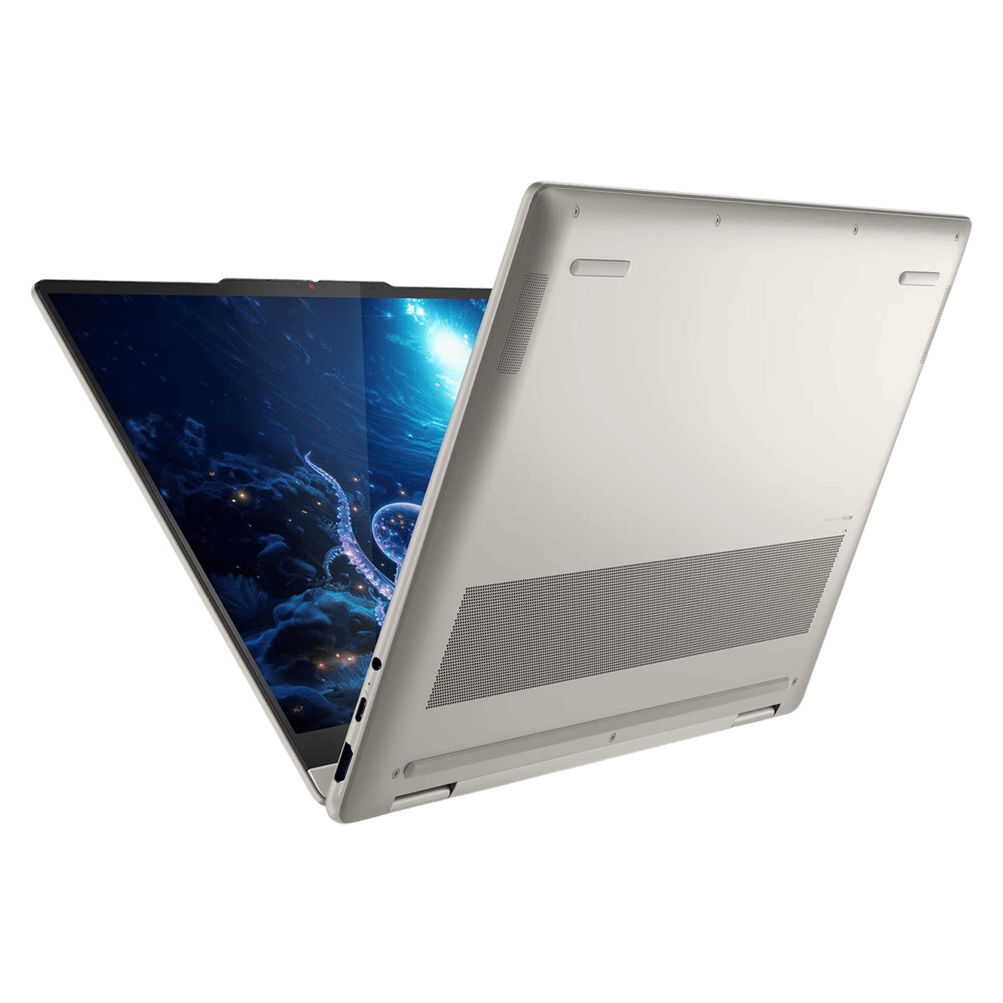 Lenovo Yoga 7 14ILL10 Intel Core Ultra 5 Touchscreen 2-in-1 Laptop (16GB, 1TB SSD, Windows 11 Home, 14 inch WUXGA OLED Display, MS Office 2024, Seashell, 1.38 KG)