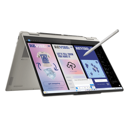 Lenovo Yoga 7 14ILL10 Intel Core Ultra 7 Touchscreen 2-in-1 Laptop (16GB, 1TB SSD, Windows 11 Home, 14 inch WUXGA OLED Display, MS Office 2024, Seashell, 1.38 KG)