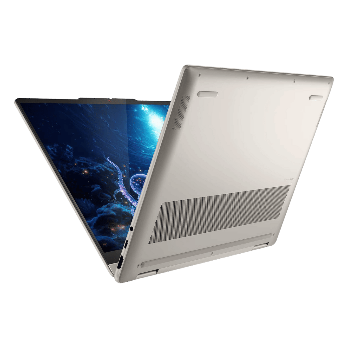 Lenovo Yoga 7 14ILL10 Intel Core Ultra 7 Touchscreen 2-in-1 Laptop (32GB, 1TB SSD, Windows 11 Home, 14 inch 2.8K WQXGA Plus OLED Display, MS Office 2024, Seashell, 1.38 KG)