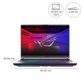 ASUS ROG Strix G16 G615LM-S5128WS Intel Core Ultra 9 Gaming Laptop (16GB, 1TB SSD, Windows 11 Home, 8GB Graphics, 16 inch 240 Hz 2.5K WQXGA IPS Display, NVIDIA GeForce RTX 5060, MS Office Home 2024, Eclipse Gray, 2.65 KG)