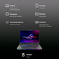 ASUS ROG Strix G16 G614PR-RV032WS AMD Ryzen 9 Gaming Laptop (16GB, 1TB SSD, Windows 11 Home, 12GB Graphics, 16 inch 165 Hz Full HD+ WUXGA IPS Display, NVIDIA GeForce RTX 5070 Ti, MS Office Home 2024, Eclipse Gray, 2.50 KG)