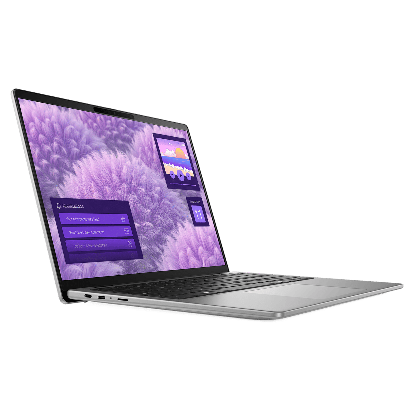 Dell Inspiron Qualcomm Snapdragon X Plus Laptop (16GB, 512GB SSD, Windows 11 Home, 14 inch Full HD IPS Display, MS Office Home & Student 2021, Titan Grey, 1.53 KG)