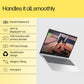 HP 15-fc0389AU AMD Ryzen 5 Thin & Light Laptop (16GB, 512GB SSD, Windows 11 Home, 15.6 inch Full HD Display, Natural Silver, 1.59 KG)
