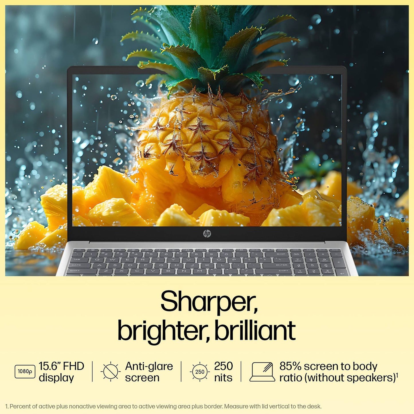 HP 15-fc0389AU AMD Ryzen 5 Thin & Light Laptop (16GB, 512GB SSD, Windows 11 Home, 15.6 inch Full HD Display, Natural Silver, 1.59 KG)