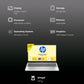 HP 15-fc0389AU AMD Ryzen 5 Thin & Light Laptop (16GB, 512GB SSD, Windows 11 Home, 15.6 inch Full HD Display, Natural Silver, 1.59 KG)