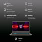 MSI Thin 15 B13UC-3231IN Intel Core i5 13th Gen Gaming Laptop (16GB, 512GB SSD, Windows 11 Home, 4GB Graphics, 15.6 inch 144 Hz Full HD Display, NVIDIA GeForce RTX 3050, MS Office Home 2021, Cosmos Gray, 1.86 KG)