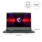 MSI Thin A15 B7UC-611IN AMD Ryzen 5 Gaming Laptop (16GB, 1TB SSD, Windows 11 Home, 4GB Graphics, 15.6 inch 144 Hz Full HD Display, NVIDIA GeForce RTX 3050, MS Office Home 2021, Cosmos Gray, 1.86 KG)