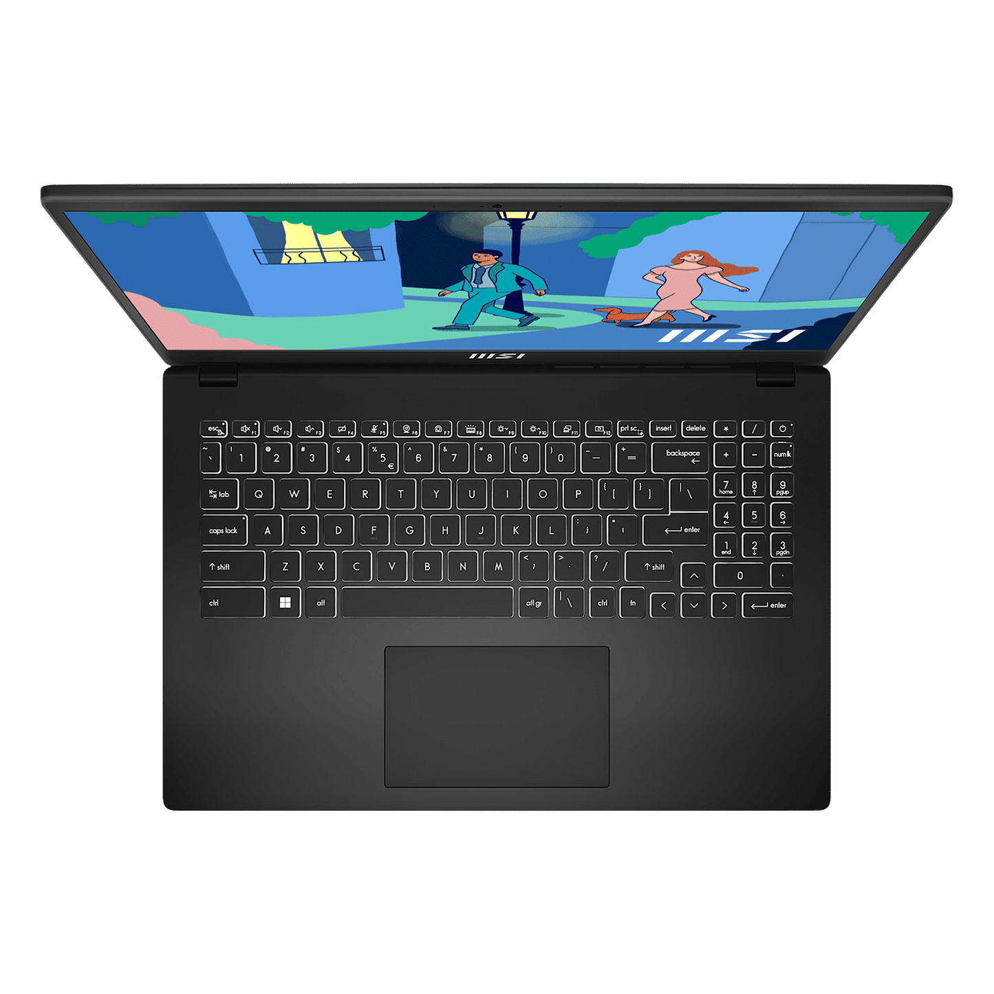 MSI Modern 15 B7M-479IN AMD Ryzen 7 Thin & Light Laptop (16GB, 512GB SSD, Windows 11 Home, 15.6 inch Full HD Display, MS Office Home, Classic Black, 1.75 KG)