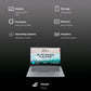Lenovo IdeaPad Slim 3 14IRU8 Intel Core i3 13th Gen Thin & Light Laptop (8GB, 512GB SSD, Windows 11 Home, 14 inch Full HD Display, MS Office Home 2024, Arctic Grey, 1.37 KG)