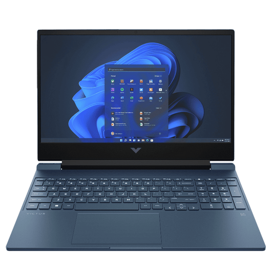 HP Victus 15-fb3124AX AMD Ryzen 7 Gaming Laptop (16GB, 512GB SSD, Windows 11 Home, 6GB Graphics, 15.6 inch 144 Hz Full HD Display, NVIDIA GeForce RTX 4050, MS Office Home 2024, Performance Blue, 2.29 KG)