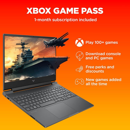 HP Victus 15-fa2104TX Intel Core i7 13th Gen Gaming Laptop (16GB, 512GB SSD, Windows 11 Home, 6GB Graphics, 15.6 inch 144 Hz IPS Full HD Display, NVIDIA GeForce RTX 4050, Mica Silver, 2.29 KG)