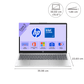 HP 15-fd1284TU Intel Core 3 Thin & Light Laptop (16GB, 512GB SSD, Windows 11 Home, 15.6 inch Full HD Display, Natural Silver, 1.65 KG)