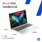 HP 15-fd0664TU Intel Core 5 Thin & Light Laptop (16GB, 512GB SSD, Windows 11 Home, 15.6 inch Full HD Display, MS Office Home 2024, Natural Silver, 1.59 KG)