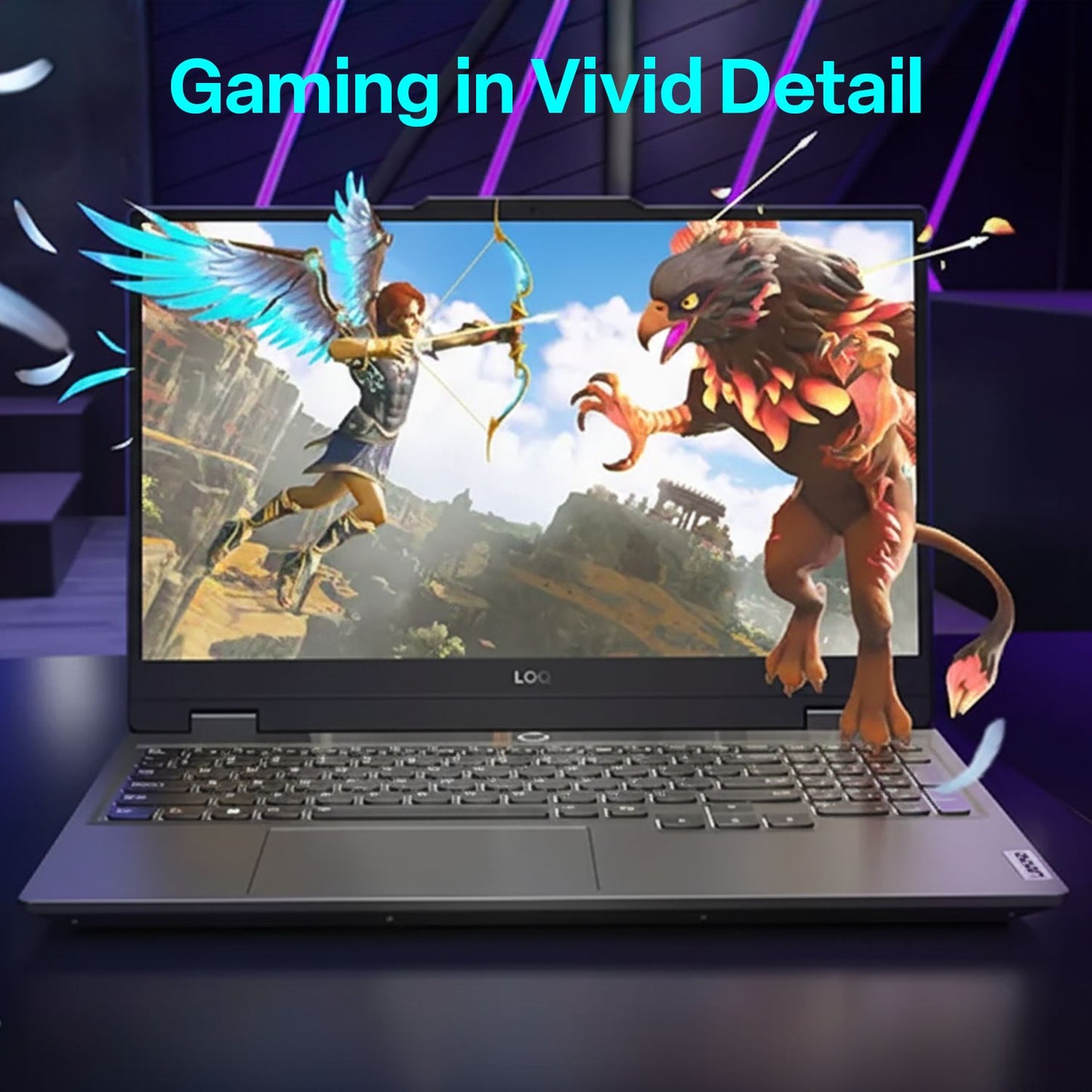 Lenovo LOQ 15IRX9 Intel Core i5 13th Generation Gaming Laptop (16GB, 512GB SSD, Windows 11 Home, 6GB Graphics, 15.6 Inch 144 Hz Full HD IPS Display , NVIDIA GeForce RTX 3050, MS Office Home 2024, Luna Grey, 2.38 KG