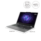 Lenovo LOQ 15IRX9 Intel Core i5 13th Generation Gaming Laptop (16GB, 512GB SSD, Windows 11 Home, 6GB Graphics, 15.6 Inch 144 Hz Full HD IPS Display , NVIDIA GeForce RTX 3050, MS Office Home 2024, Luna Grey, 2.38 KG