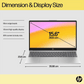 HP 15-fc0552AU AMD Ryzen 3 Thin & Light Laptop (8GB, 512GB SSD, Windows 11 Home, 15.6 inch Full HD Display, Natural Silver, 1.59 KG)