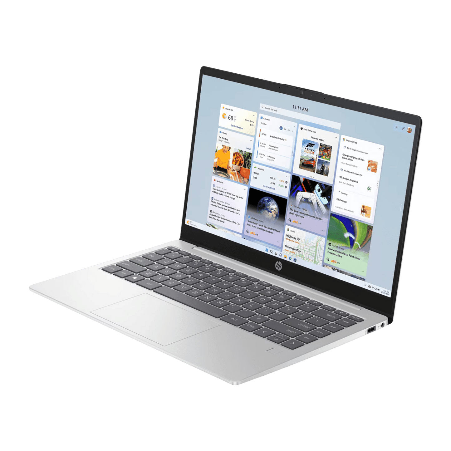 HP 14-em0243AU AMD Ryzen 3 Thin & Light Laptop (8GB, 512GB SSD, Windows 11 Home, 14 inch Full HD Display, Natural Silver, 1.40 KG)