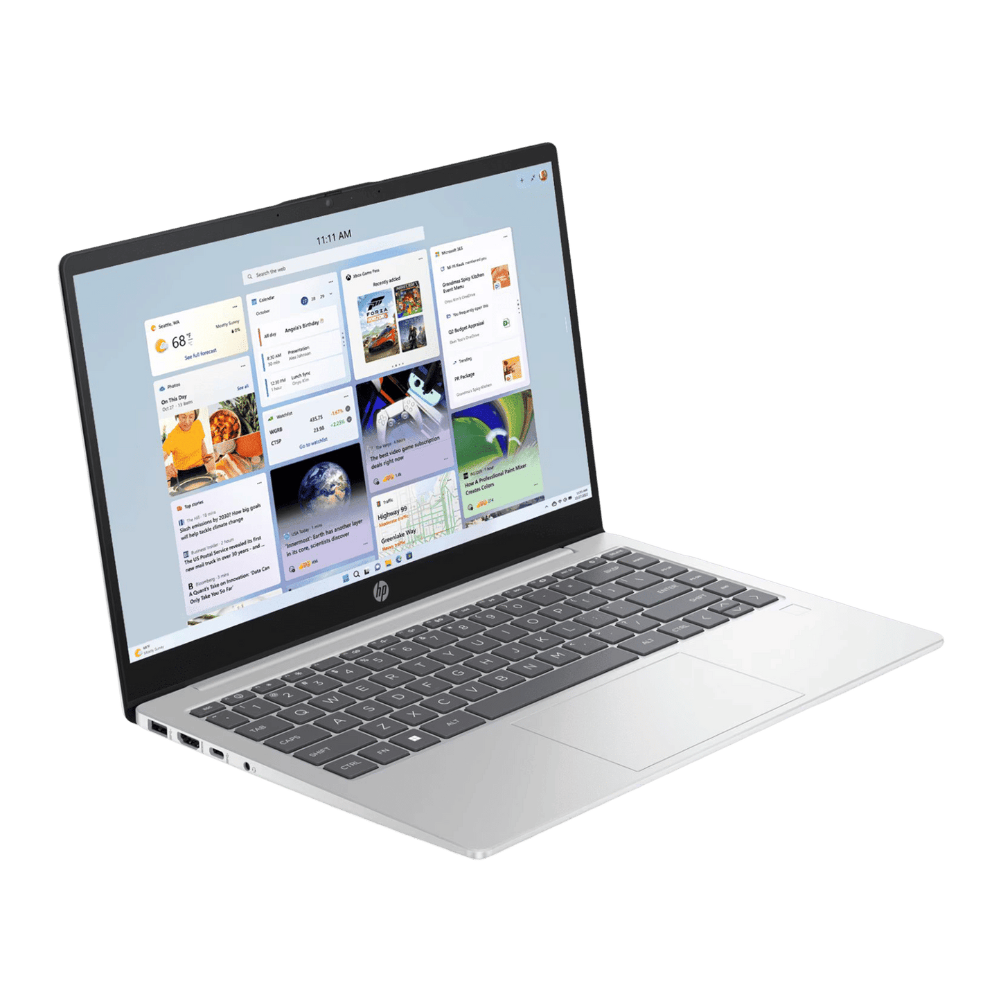 HP 14-em0243AU AMD Ryzen 3 Thin & Light Laptop (8GB, 512GB SSD, Windows 11 Home, 14 inch Full HD Display, Natural Silver, 1.40 KG)