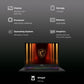 MSI Crosshair A16 HX D8WGKG-046IN AMD Ryzen 9 Gaming Laptop (16GB, 1TB SSD, Windows 11 Home, 8GB Graphics, 16 inch 240 Hz QHD+ Display, NVIDIA GeForce RTX 5070, MS Office Home 2024, Cosmos Gray, 2.5 KG)