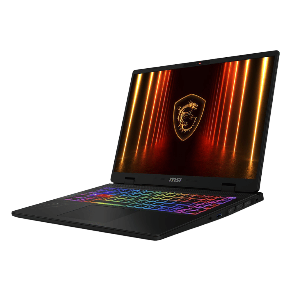 MSI Crosshair A16 HX D8WGKG-046IN AMD Ryzen 9 Gaming Laptop (16GB, 1TB SSD, Windows 11 Home, 8GB Graphics, 16 inch 240 Hz QHD+ Display, NVIDIA GeForce RTX 5070, MS Office Home 2024, Cosmos Gray, 2.5 KG)