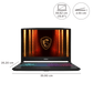 MSI Katana 15 HX B14WEK-642IN Intel Core i5 14th Gen Gaming Laptop (16GB, 512GB SSD, Windows 11 Home, 8GB Graphics, 15.6 inch 144 Hz Full HD Display, NVIDIA GeForce RTX 5050, MS Office Home 2024, Black, 2.55 KG)