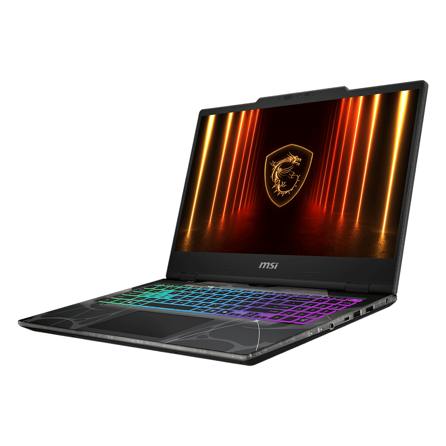MSI Cyborg 15 B2RWFKG-246IN Intel Core 7 Gaming Laptop (16GB, 1TB SSD, Windows 11 Home, 8GB Graphics, 15.6 inch 144 Hz Full HD Display, NVIDIA GeForce RTX 5060, MS Office Home 2024, Translucent Black, 1.95 KG)