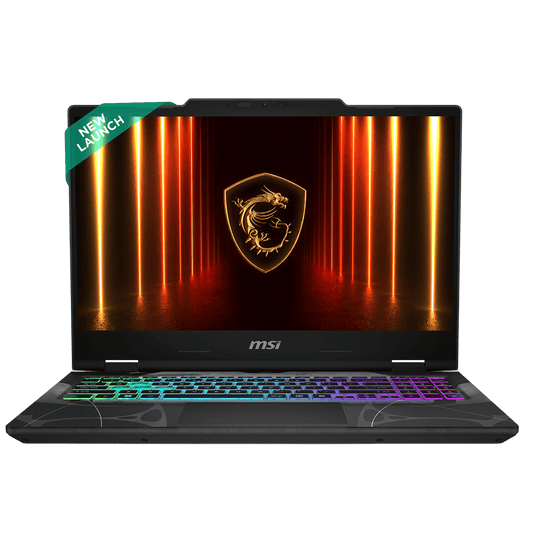MSI Cyborg 15 B2RWEKG-247IN Intel Core 7 Gaming Laptop (16GB, 1TB SSD, Windows 11 Home, 8GB Graphics, 15.6 inch 144 Hz Full HD Display, NVIDIA GeForce RTX 5050, MS Office Home 2024, Translucent Black, 1.95 KG)