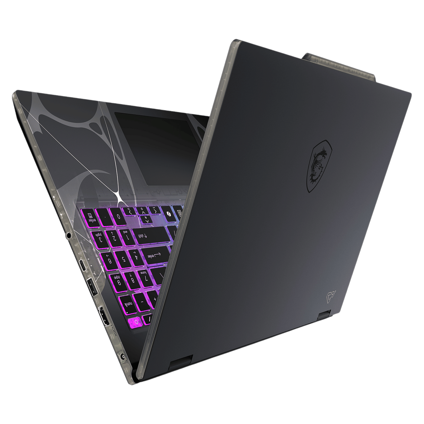 MSI Cyborg 15 B2RWEKG-247IN Intel Core 7 Gaming Laptop (16GB, 1TB SSD, Windows 11 Home, 8GB Graphics, 15.6 inch 144 Hz Full HD Display, NVIDIA GeForce RTX 5050, MS Office Home 2024, Translucent Black, 1.95 KG)