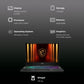 MSI Cyborg 15 B2RWEKG-247IN Intel Core 7 Gaming Laptop (16GB, 1TB SSD, Windows 11 Home, 8GB Graphics, 15.6 inch 144 Hz Full HD Display, NVIDIA GeForce RTX 5050, MS Office Home 2024, Translucent Black, 1.95 KG)