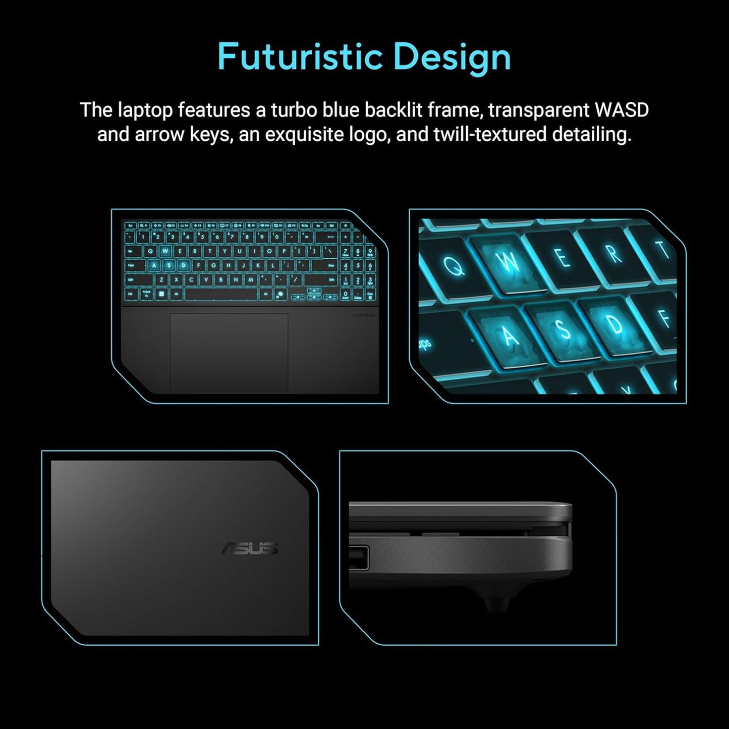 ASUS V16 V3607VH-RP038WS Intel Core 7 Gaming Laptop (16GB, 512GB SSD, Windows 11 Home, 8GB Graphics, 16 inch 144 Hz WUXGA Display, NVIDIA GeForce RTX 5050, MS Office Home 2024, Black, 1.95 KG)