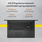 ASUS Vivobook Go 15 E1504FA-NJ5542WS AMD Ryzen 5 Thin & Light Laptop (16GB, 512GB SSD, Windows 11 Home, 15.6 inch Full HD Display, MS Office Home 2024, Mixed Black, 1.63 KG)