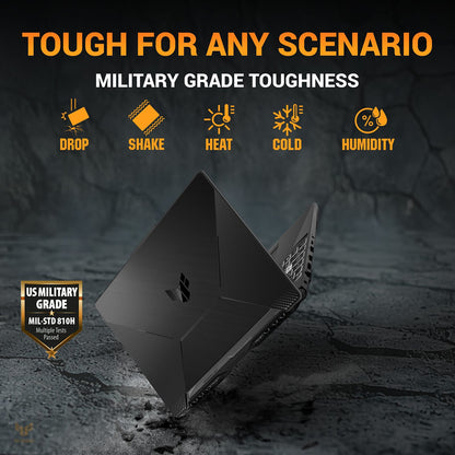 ASUS TUF A16 FA607NUG-RL189WS AMD Ryzen 7 Gaming Laptop (16GB, 1TB SSD, Windows 11 Home, 6GB Graphics, 16 inch 144 Hz WUXGA Display, NVIDIA GeForce RTX 4050, MS Office Home 2024, Mecha Gray, 4.48 KG)
