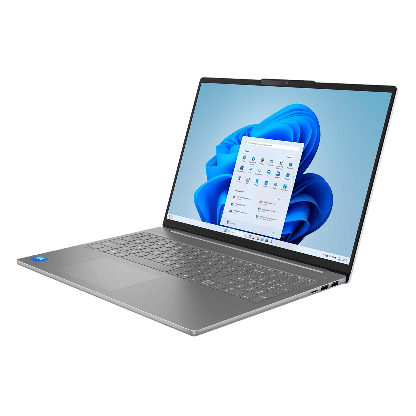 Lenovo IdeaPad Slim 5 16IRH10R Intel Core 5 Thin & Light Laptop (16GB, 512GB SSD, Windows 11 Home, 16 inch WUXGA IPS Display, MS Office Home 2024, Luna Grey, 1.85 KG)