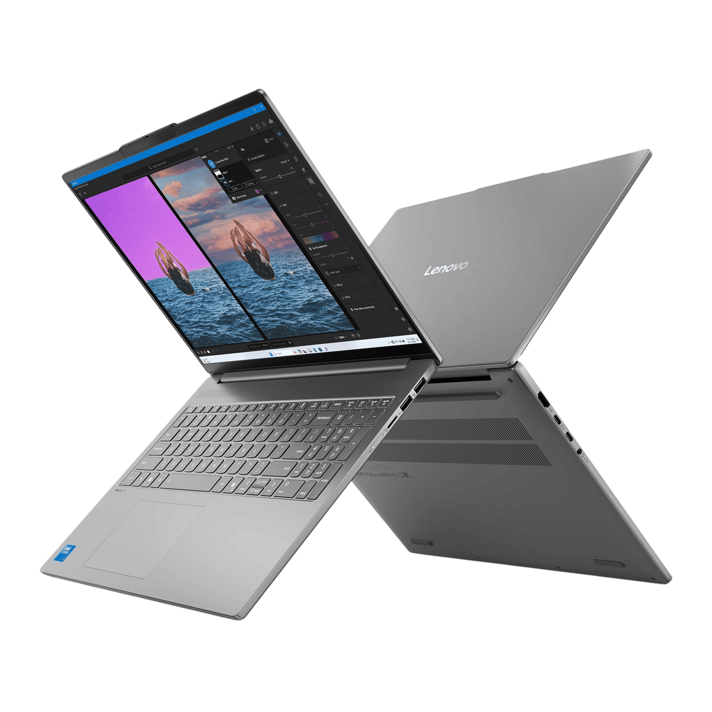 Lenovo IdeaPad Slim 5 16IRH10R Intel Core 5 Thin & Light Laptop (16GB, 512GB SSD, Windows 11 Home, 16 inch WUXGA IPS Display, MS Office Home 2024, Luna Grey, 1.85 KG)