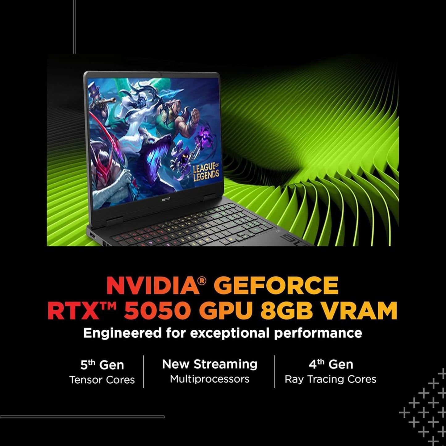 HP OMEN 16-am0241TX Intel Core i7 14th Gen Gaming Laptop (24GB, 1TB SSD, Windows 11 Home, 8GB Graphics, 16 inch 165 Hz 2K IPS Display, NVIDIA GeForce RTX 5050, MS Office Home 2024, Shadow Black, 2.43 KG)
