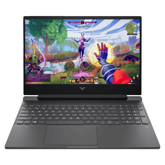 HP Victus 15-fb3185AX AMD Ryzen 7 Gaming Laptop (24GB, 1TB SSD, Windows 11 Home, 8GB Graphics, 15.6 inch 144 Hz Full HD IPS Display, NVIDIA GeForce RTX 5050, MS Office Home 2024, Mica Silver, 2.29 KG)