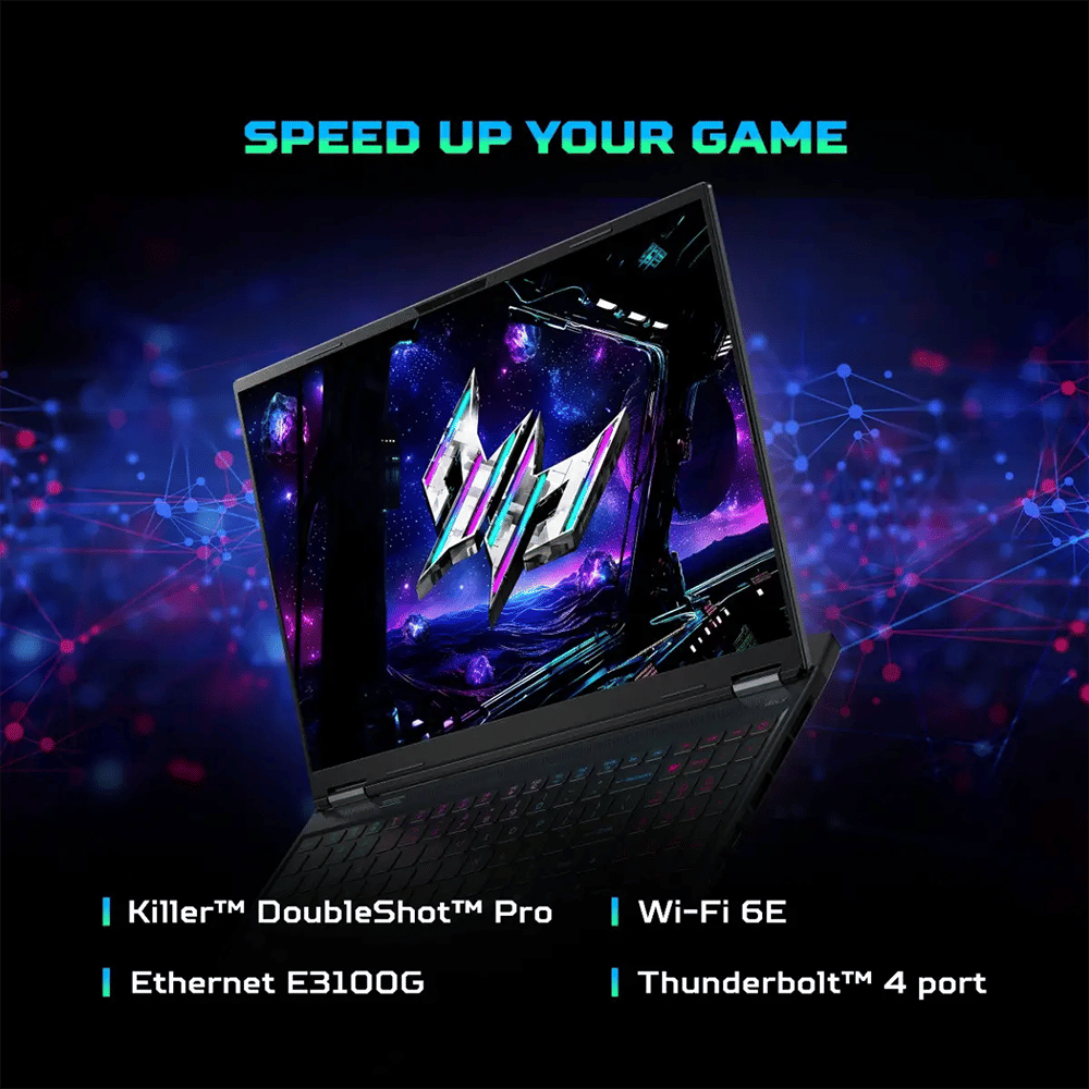 Acer Predator Helios Neo 16S PHN16S-71 Intel Core Ultra 7 Gaming Laptop (16GB, 1TB SSD, Windows 11 Home, 8GB Graphics, 16 inch 240 Hz OLED Display, NVIDIA GeForce RTX 5060, Abyssal Black, 2.3 KG)