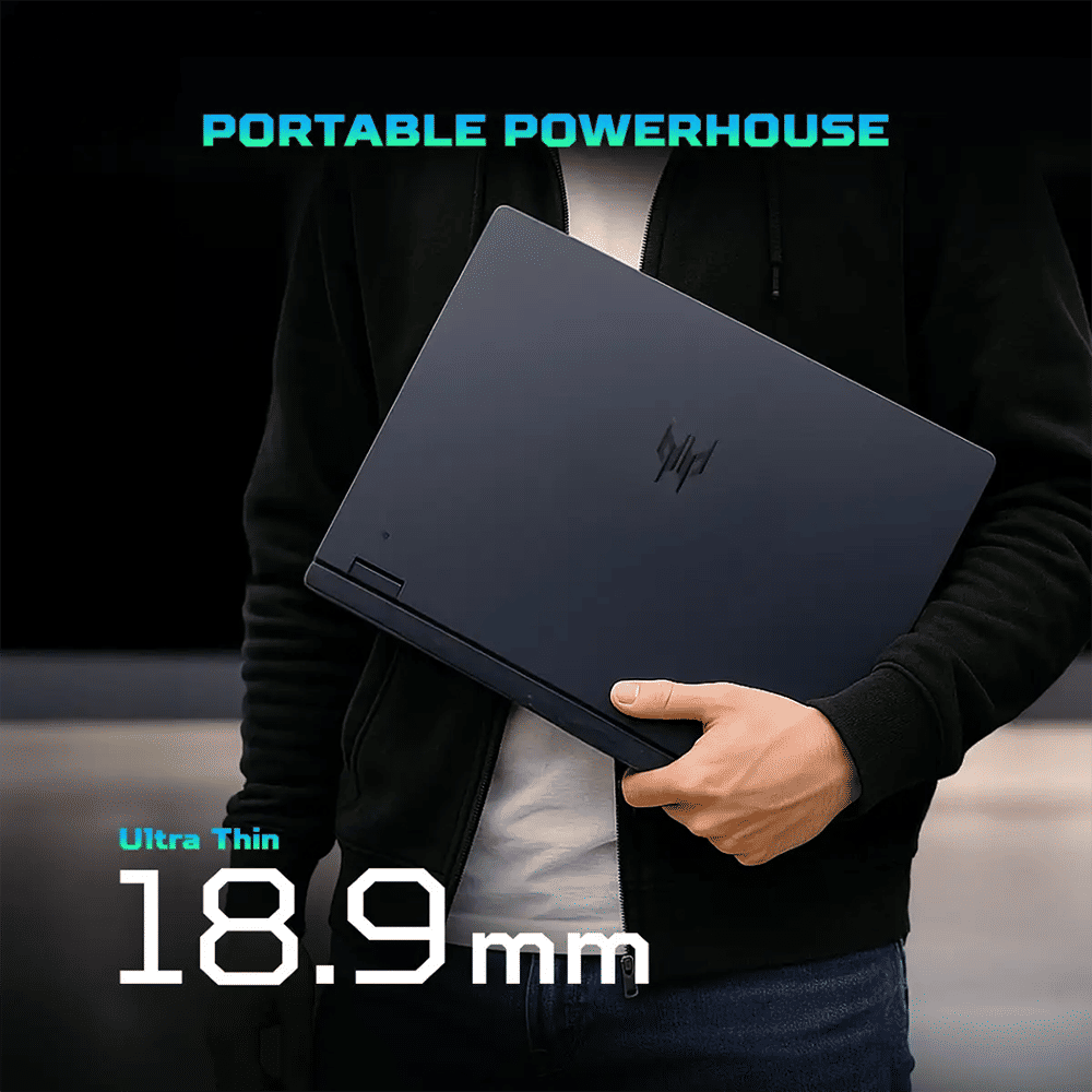 Acer Predator Helios Neo 16S PHN16S-71 Intel Core Ultra 7 Gaming Laptop (16GB, 1TB SSD, Windows 11 Home, 8GB Graphics, 16 inch 240 Hz OLED Display, NVIDIA GeForce RTX 5060, Abyssal Black, 2.3 KG)