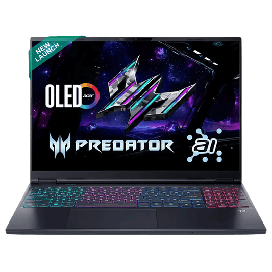Acer Predator Helios Neo 16S PHN16S-71 Intel Core Ultra 7 Gaming Laptop (16GB, 1TB SSD, Windows 11 Home, 8GB Graphics, 16 inch 240 Hz OLED Display, NVIDIA GeForce RTX 5050, Abyssal Black, 2.3 KG)