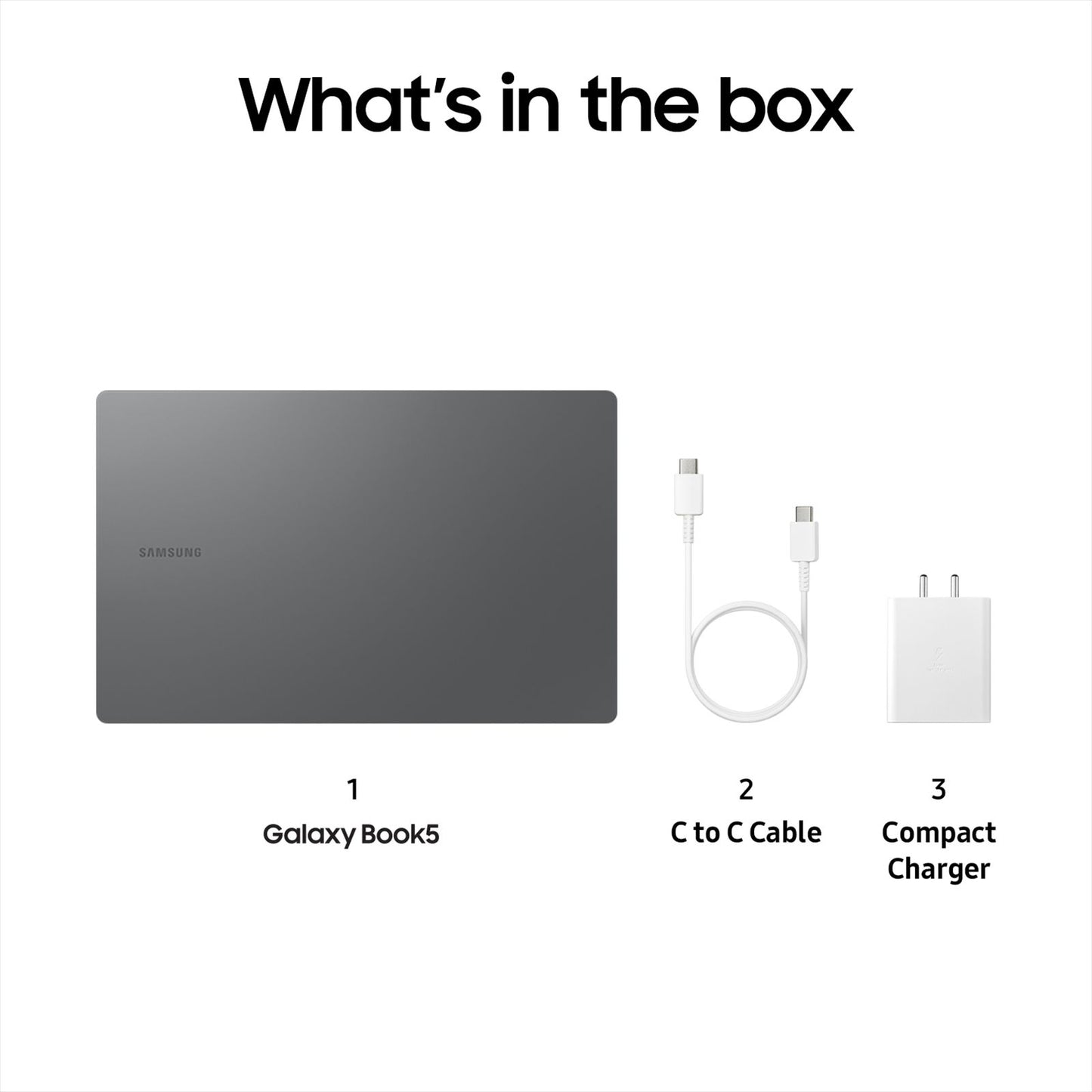 SAMSUNG Galaxy Book5 Intel Core Ultra 7 Thin & Light Laptop (16GB, 1TB SSD, Windows 11 Home, 15.6 inch Full HD IPS Display, MS Office Home 2024, Gray, 1.55 KG)
