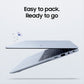 SAMSUNG Galaxy Book4 Edge Qualcomm Snapdragon X Thin & Light Laptop (16GB, 512GB eUFS, Windows 11 Home, 15.59 inch Full HD IPS Display, MS Office Home & Student 2024, Sapphire Blue, 1.5 KG)