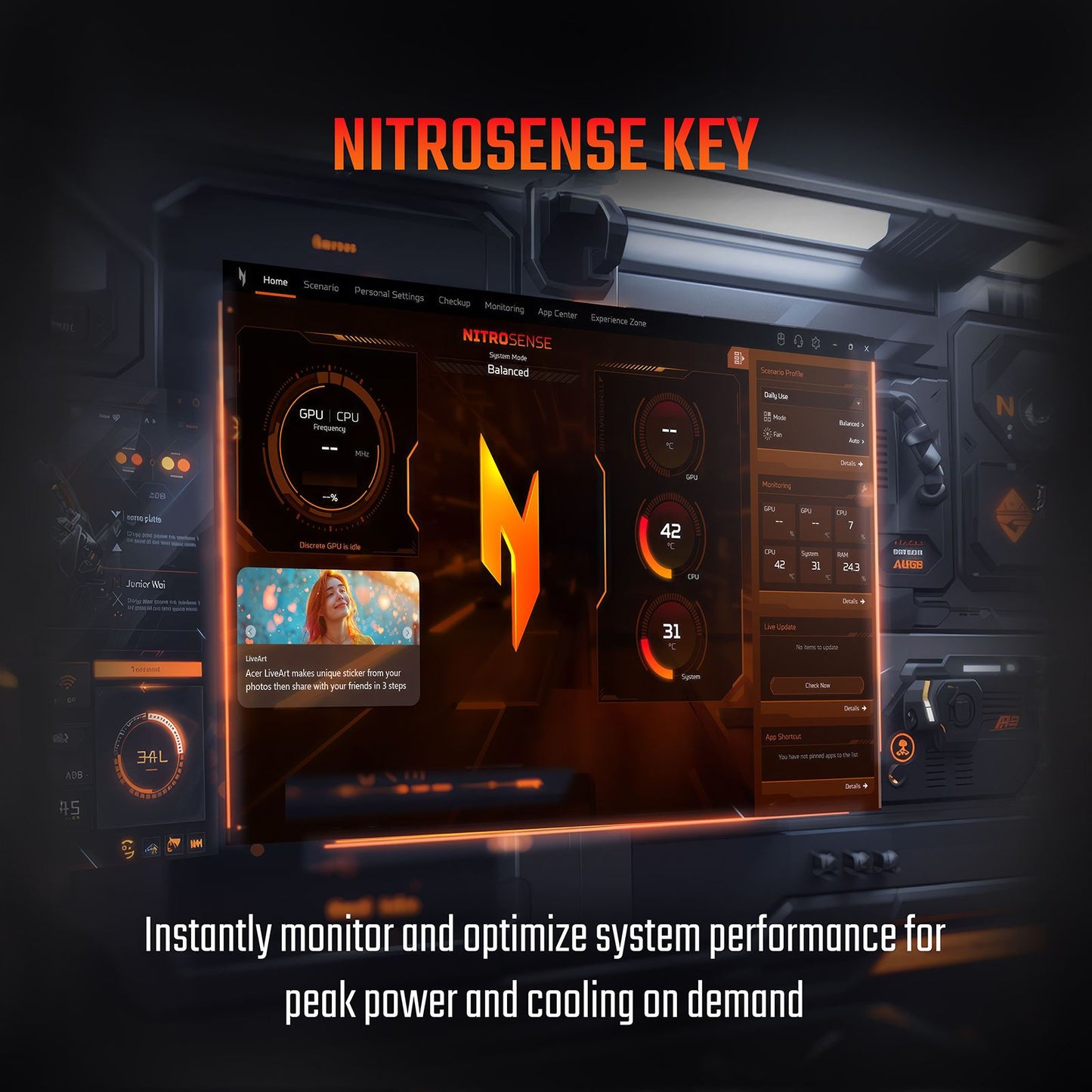 acer Nitro V15 ANV15-52 Intel Core 5 Gaming Laptop (16GB, 512GB SSD, Windows 11, 8GB Graphics, 15.6 inch 165 Hz Full HD IPS Display, NVIDIA GeForce RTX 4050, MS Office, 2.11 KG)