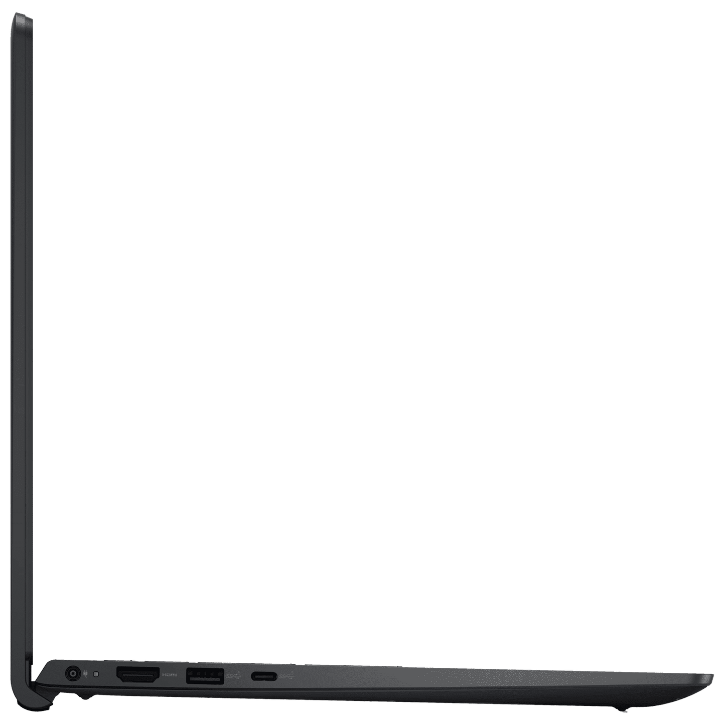 DELL DC15255 AMD Ryzen 3 Thin & Light Laptop (8GB, 512GB SSD, Windows 11, 15.6 inch Full HD IPS Display, MS Office Home 2024, Carbon Black, 1.66 KG)