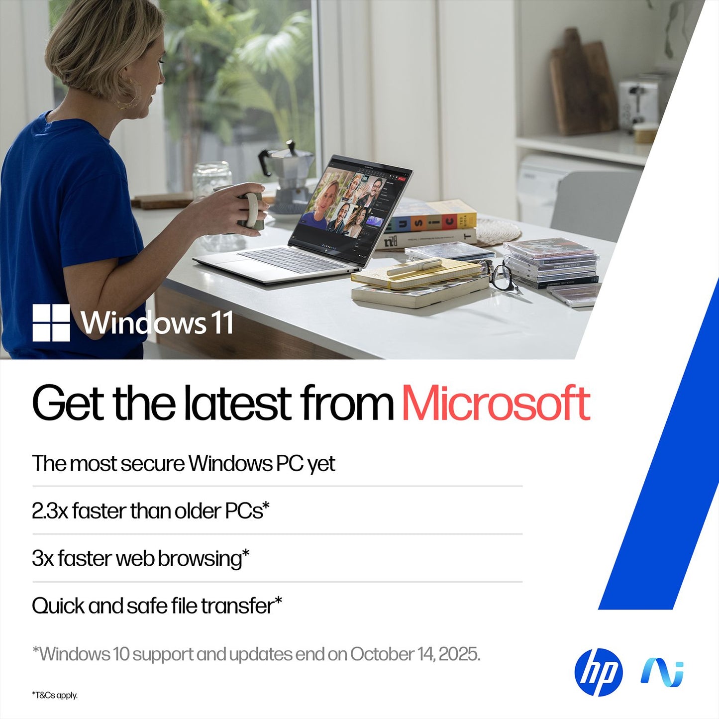 HP OmniBook X Flip 14-fm0099TU Intel Core Ultra 5 Touchscreen 2-in-1 Laptop (16GB, 1TB SSD, Windows 11 Home, 14 inch OLED Display, Meteor Silver, 1.38 KG)