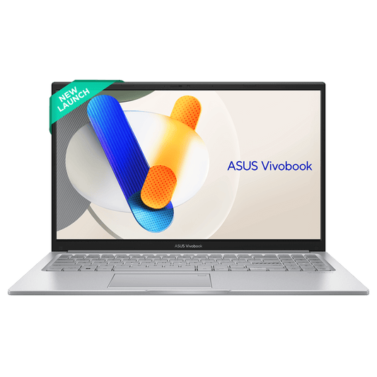 ASUS Vivobook 15 X1504VAP-BQ541WS Intel Core 5 Thin & Light Laptop (16GB RAM, 512GB SSD ROM, Windows 11 Home, 15.6 inch Full HD IPS Display, MS Office Home 2024, Cool Silver, 1.70 KG)