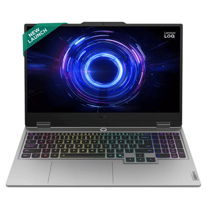 Lenovo LOQ 15IRX10 Intel Core i7 13th Gen Gaming Laptop (16GB, 1TB SSD, Windows 11 Home, 8GB Graphics, 15.6 Inch 144 Hz Full HD IPS Display, NVIDIA GeForce RTX 5050, MS Office Home 2024, Luna Grey, 2.4 KG)