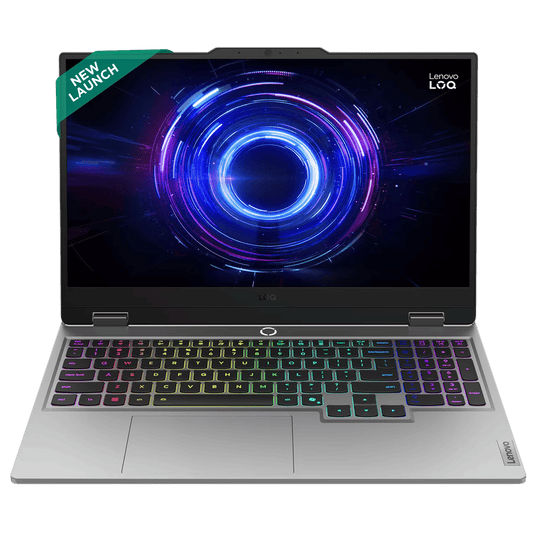 Lenovo LOQ 15IRX10 Intel Core i7 14th Gen Gaming Laptop (32GB, 1TB SSD, Windows 11 Home, 8 GB Graphics, 15.6 Inch 144 Hz Full HD IPS Display, NVIDIA GeForce RTX 5060, Luna Grey, 2.4 KG)