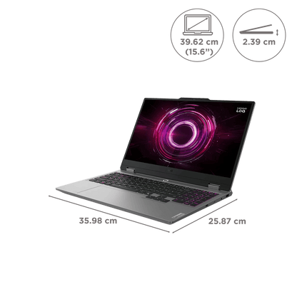 Lenovo LOQ 15AHP10 AMD Ryzen 7 Gaming Laptop (16GB, 1TB SSD, Windows 11 Home, 8GB Graphics, 15.6 Inch 144 Hz Full HD IPS Display, NVIDIA GeForce RTX 5050, Luna Grey, 2.4 KG)