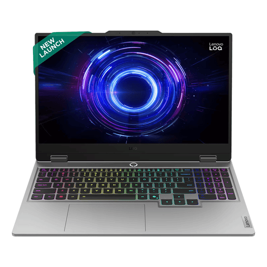 Lenovo LOQ 15IRX10 Intel Core i7 14th Gen Gaming Laptop (16GB, 1TB SSD, Windows 11 Home, 8GB Graphics, 15.6 Inch 144 Hz Full HD IPS Display, NVIDIA GeForce RTX 5060, MS Office Home 2024, Luna Grey, 2.4 KG)