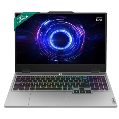 Lenovo LOQ 15IRX10 Intel Core i7 14th Gen Gaming Laptop (16GB, 1TB SSD, Windows 11 Home, 8GB Graphics, 15.6 Inch 144 Hz Full HD IPS Display, NVIDIA GeForce RTX 5050, MS Office Home 2024, Luna Grey, 2.4 KG)